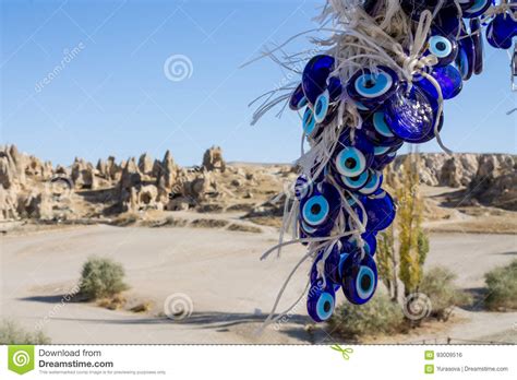 Amuleto Turco Do Boncuk De Nazar Em Cappadocia Foto De Stock Imagem