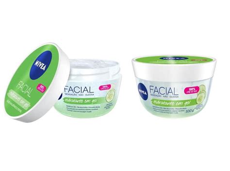 Kit 2 Hidratante Facial Nivea Gel Ácido Hialurônico E Pepino