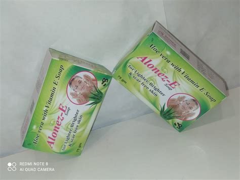 Alonez E Natural Aloe Vera With Vitamin E Soap For Brighter Skin