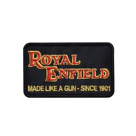 1946 Patch Badge Emblema Bordado Para Coser Royal Enfield Made Like A Gun Since 1901