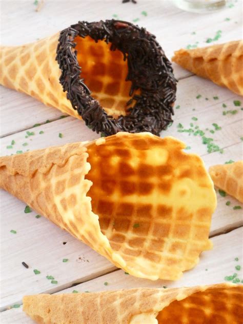 Waffle Ice Cream Cones My Baking Saga Recipe Waffle Ice Cream