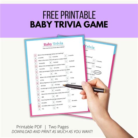 Free Printable Baby Shower Games Add A Little Adventure