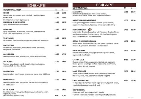 Escape Pizzeria