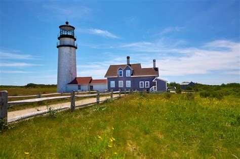 Premium Photo | Cape cod truro lighthouse massachusetts us