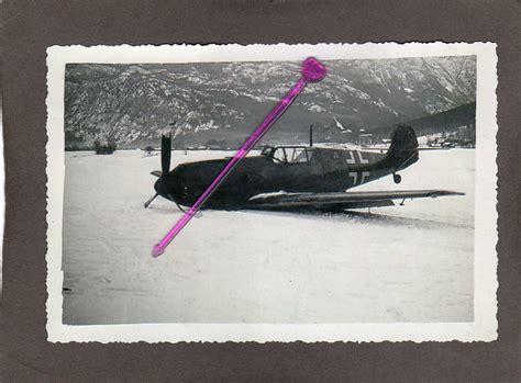 Foto Luftwaffe Flugzeug Messerschmitt Me Bf Kennung