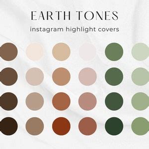 24 Earth Tones Instagram Highlight Covers Earthy Neutral Insta Story