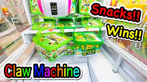 Various Snacks Claw Machine Wins Chocolate Sweets Ufo Catchers