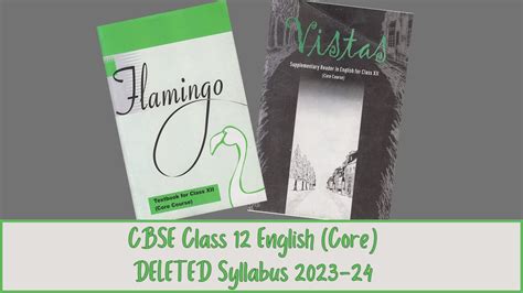 CBSE Class 12 English Deleted Syllabus 2023-24: In this article, get the total list of topics ...