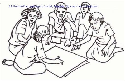 Contoh Gambar Kelompok Sosial 53 Koleksi Gambar