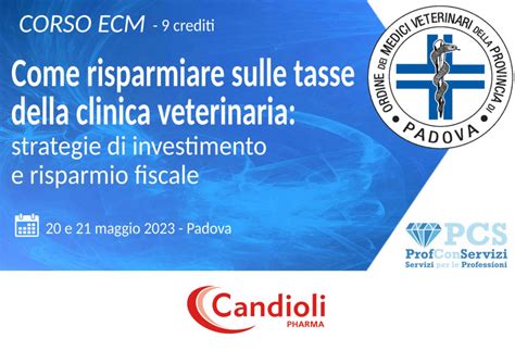 Formazione ECM OMV PD COME RISPARMIARE SULLE TASSE DELLA CLINICA