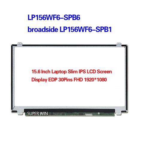 Pantalla Lcd Ips Delgada Para Ordenador Port Til Lp Wf Spb De