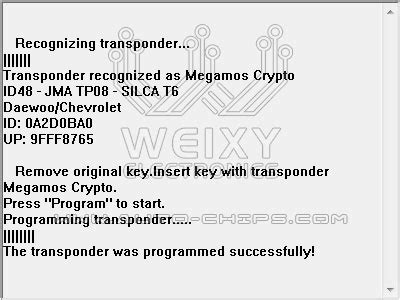 Tmpro Software Module Key Copier Onto Ts Transponders For