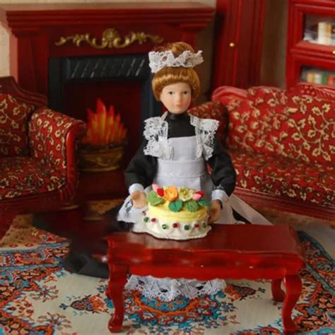 112 Miniature Mini Victorian Doll Model Housemaid Dollhouse Decorationbb 1323 Picclick Au