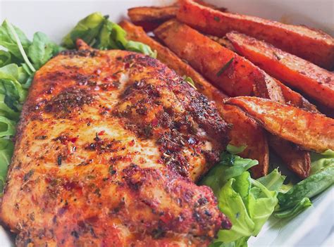 Cajun Chicken And Sweet Potato Wedges All Your Cravings