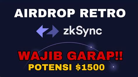 AIRDROP CRYPTO TERBARU ZkSync ERA RETROACTIVE AIRDROP TUTORIAL YouTube