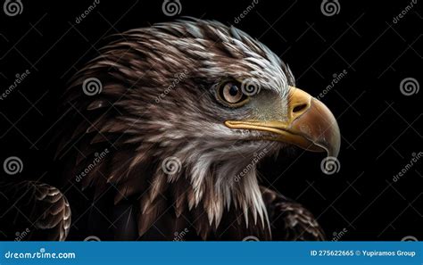 Majestic Bird Of Prey With Sharp Talons Generated By AI Stock Image