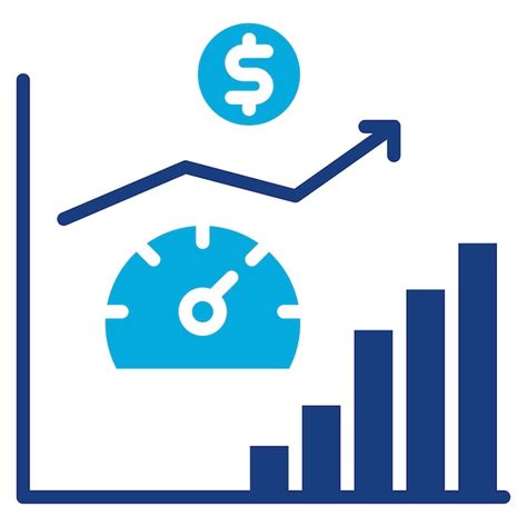 Ilustración plana del indicador económico Vector Premium