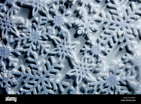 Blue Icy Background With Snowflakes Stock Photo Alamy