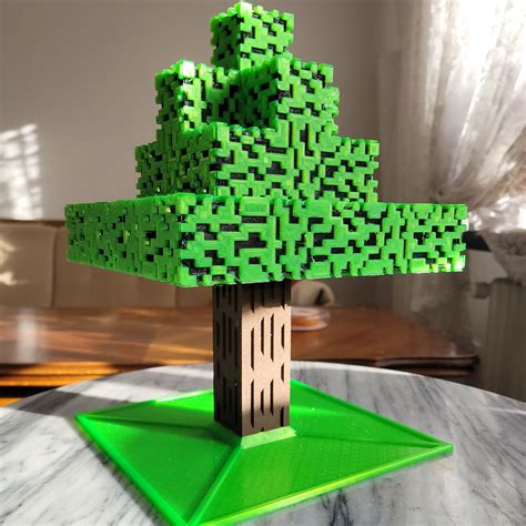 minecraft tree by masselkopp | Download free STL model | Printables.com