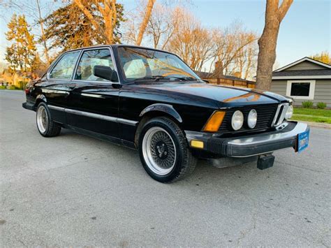 1980 Bmw 320i Sunroof Coupe Black Original Paint California Car