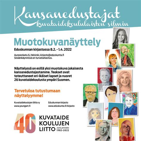 Kansanedustajat Kuvataidekoululaisten Silmin