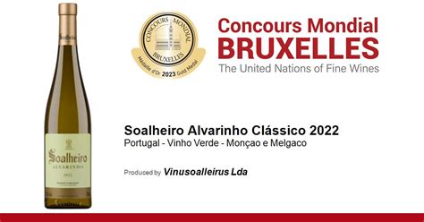 Soalheiro Alvarinho Clássico 2022 Concours Mondial de Bruxelles