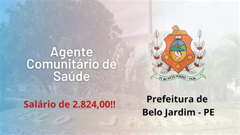 Prefeitura de Belo Jardim PE Agente Comunitário de Saúde Banca