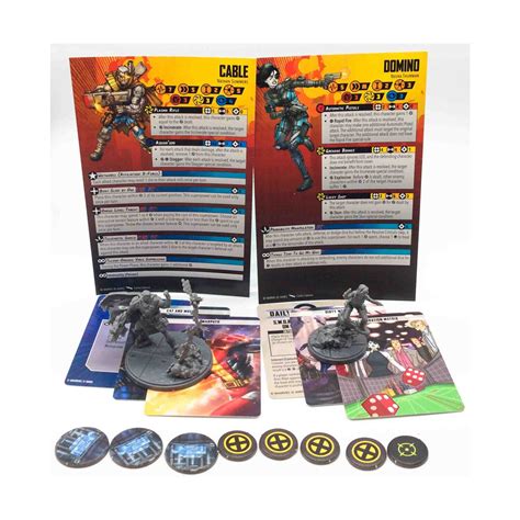 Atomic Mass Games Crisis Protocol Mini Loose Domino And Cable Nm Ebay