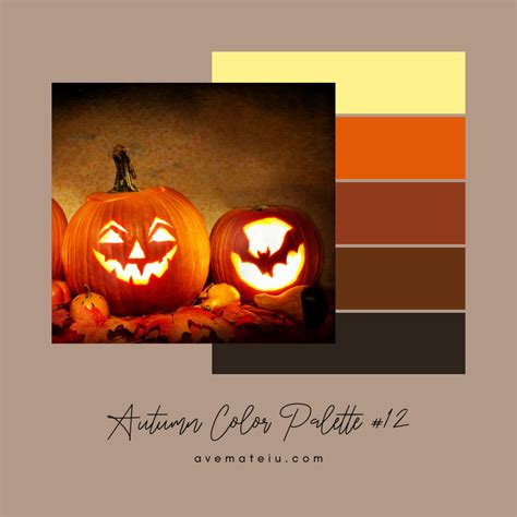 20 Fall/Autumn Color Palettes with Pantone and Hex Codes + Free Colors ...