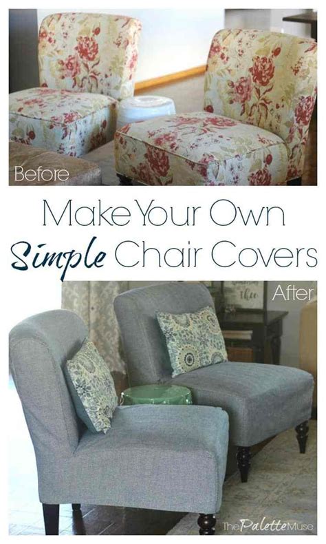 Armless Chair Slipcover Sewing Pattern Baleyanaia