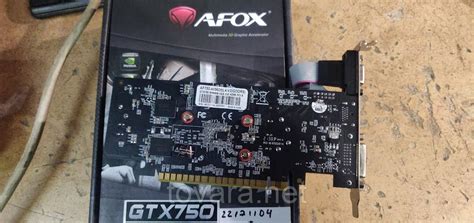 Видеокарта Afox Geforce Gtx 750 Af750 4096d5l4 V2 4gb Pci E № 22171104 цена 899 грн — Prom Ua