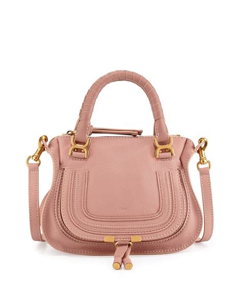 Lyst Chloé Marcie Mini Shoulder Bag in Pink