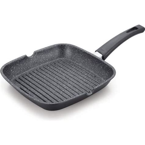 Poêle grill effet pierre 24 cm Cdiscount Maison