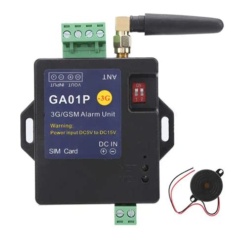 GA01P 3G GSM Alarm Systems SMS Call Alarms Security System Rechargeable