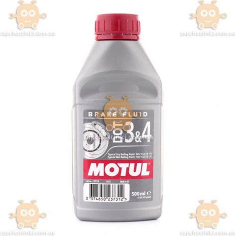 Купить Тормозная жидкость ДОТ 3/4 0,5л (пр-во Motul Франция) З 215203 ...