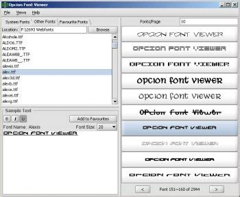 Opcion Font Viewer | FileForum