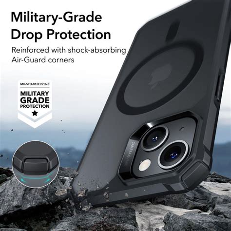 Esr Air Armor Halolock Magsafe Iphone 14 Pro Frosted Black