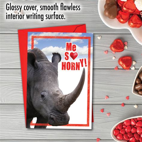 Me So Horny Humor Valentine S Day Greeting Card Rhino