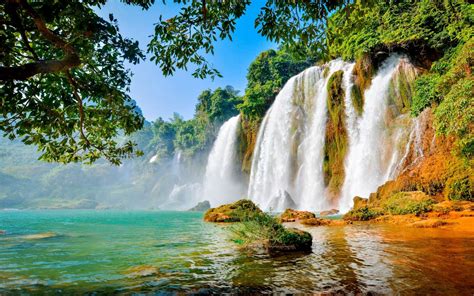 Thailand Summer Waterfall Wallpapers K Hd Thailand Summer Waterfall