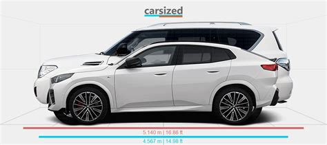 Dimensions Bmw X2 2024 Present Vs Nissan Patrol 2010 2014