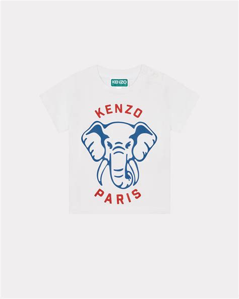 Short Sleeved Cotton T Shirt Kenzo Kids