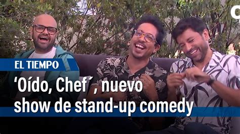 Adrián Parada Chicho Arias y Frank Martínez hablan con su nuevo show