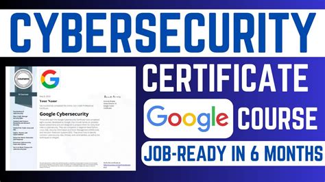 Google Cybersecurity Professional Certificate Course Get Job Ready In