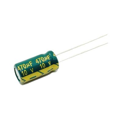 Syscom CE470 10V Capacitor Electrolitico de Aluminio Radial de 470 ÂµFd