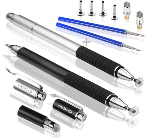 MEKO TM 3 In 1 Precision Series Disc Stylus Styli Pen 6 L For All