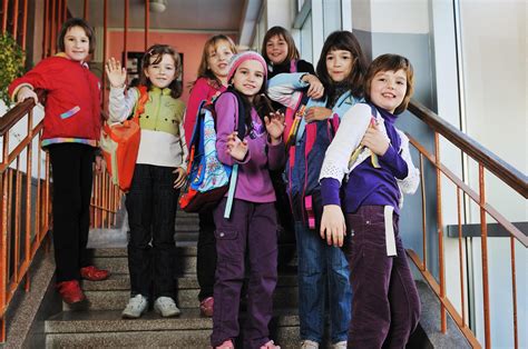 happy children group in school 11921293 Stock Photo at Vecteezy