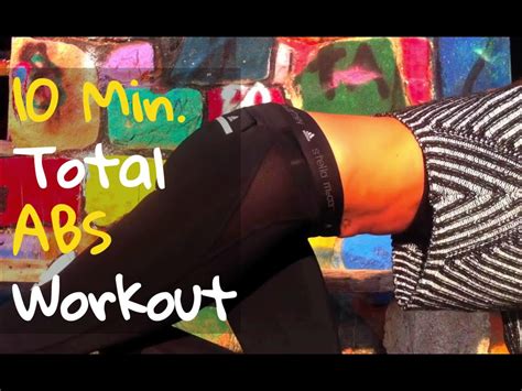 10 Minute Total Abs Workout Perfect For At Home Youtube