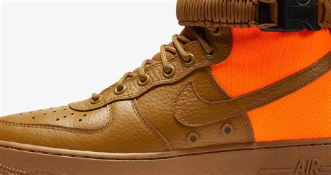 SF AF1 Desert Ochre Total Orange Release Date Nike SNKRS AT