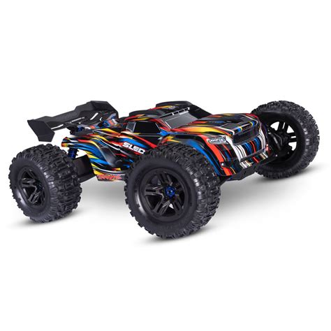 Traxxas Sledge Brushless Belted Bleu Vxl S Tqi Id Rtr