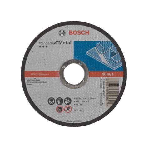 Bosch Disque Tron Onner Standard For M Tal Moyeu Plat